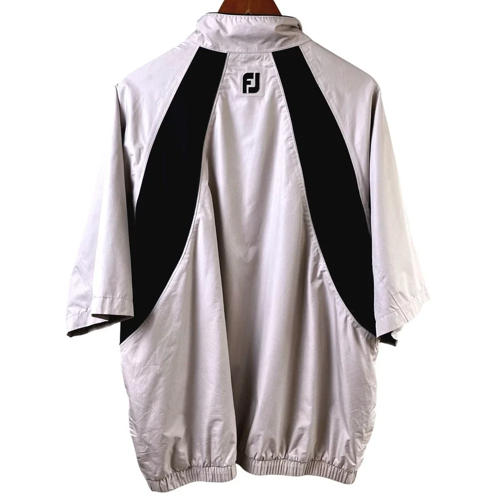 FootJoy Dryjoys Tour Collection 1/2 Zip Pull Over‎ Short Sleeve Golf Jacket XL